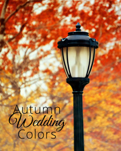 autumn wedding colors