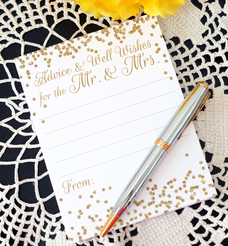 advice and well wishes for the mr & mrs