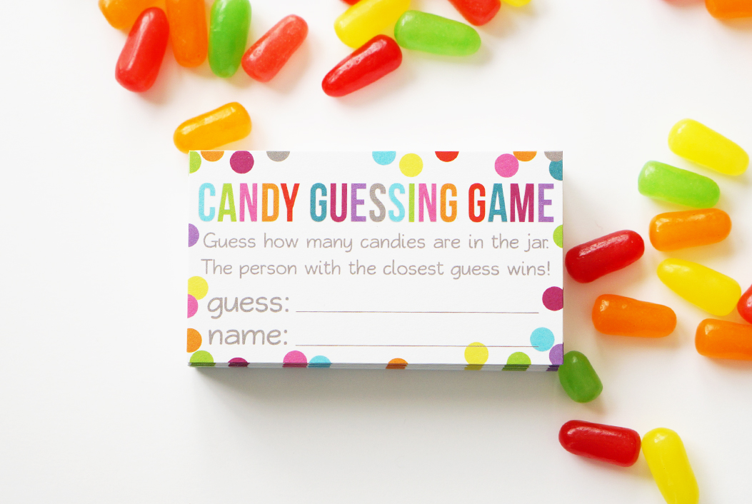 Candy Guessing Game Free Printable Pdf